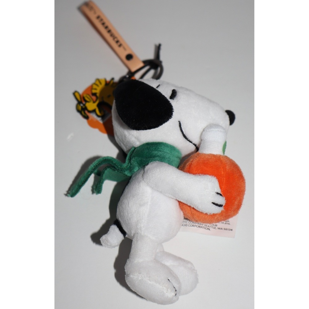 Starbucks x Peanuts 2026 Snoopy Canvas Tote Bag & Plush Charm Keychain Set - Picture 15 of 16